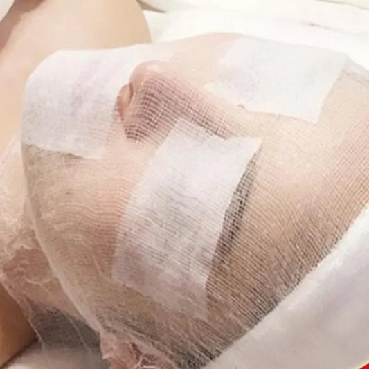 100 Pcs Soft Gauze Beauty Salon Apply Soft Mask Beauty Gauze Block Disposable Mask Special Face Mask Skin Management Soft Mask - cikryna