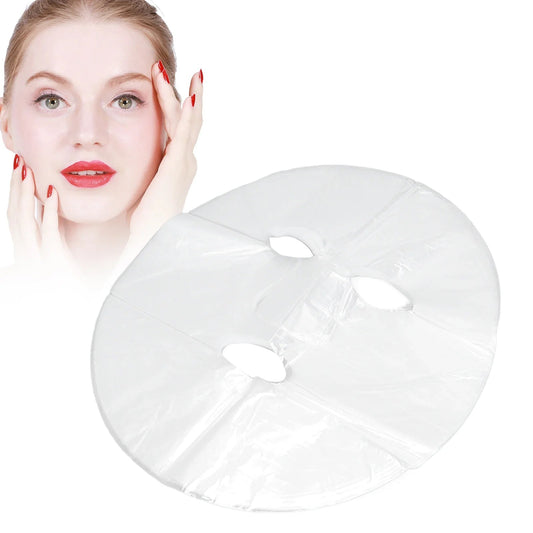 100pcs Facial Mask DIY Preservative Film Disposable Prevent Evaporation Moisture Retention Face Mask Wrapped Paper - cikryna