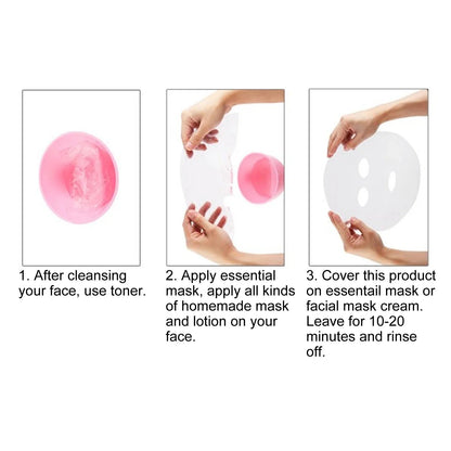 100pcs Facial Mask DIY Preservative Film Disposable Prevent Evaporation Moisture Retention Face Mask Wrapped Paper - cikryna
