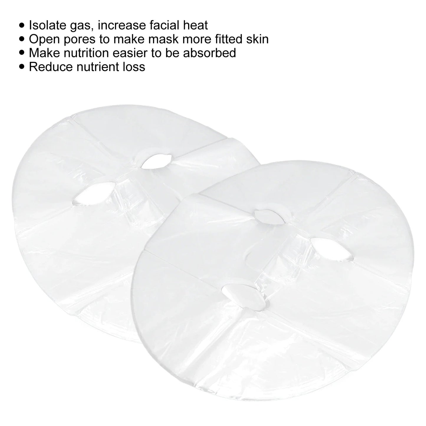 100pcs Facial Mask DIY Preservative Film Disposable Prevent Evaporation Moisture Retention Face Mask Wrapped Paper - cikryna
