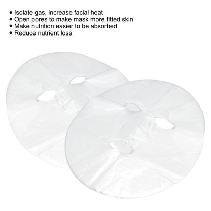 100pcs Facial Mask DIY Preservative Film Disposable Prevent Evaporation Moisture Retention Face Mask Wrapped Paper - cikryna