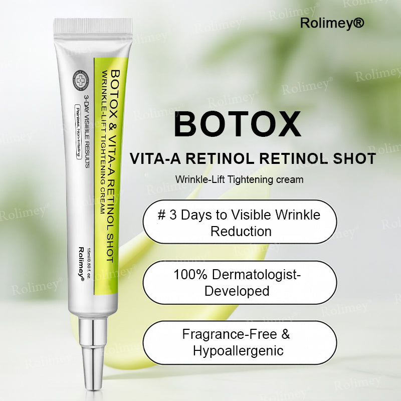 Made and shipped from the USA 💫Rolimey® Botox & Vita-A Retinol Shot Wrinkle-Lift Tightening cream - Last Day Promotion 70% OFF