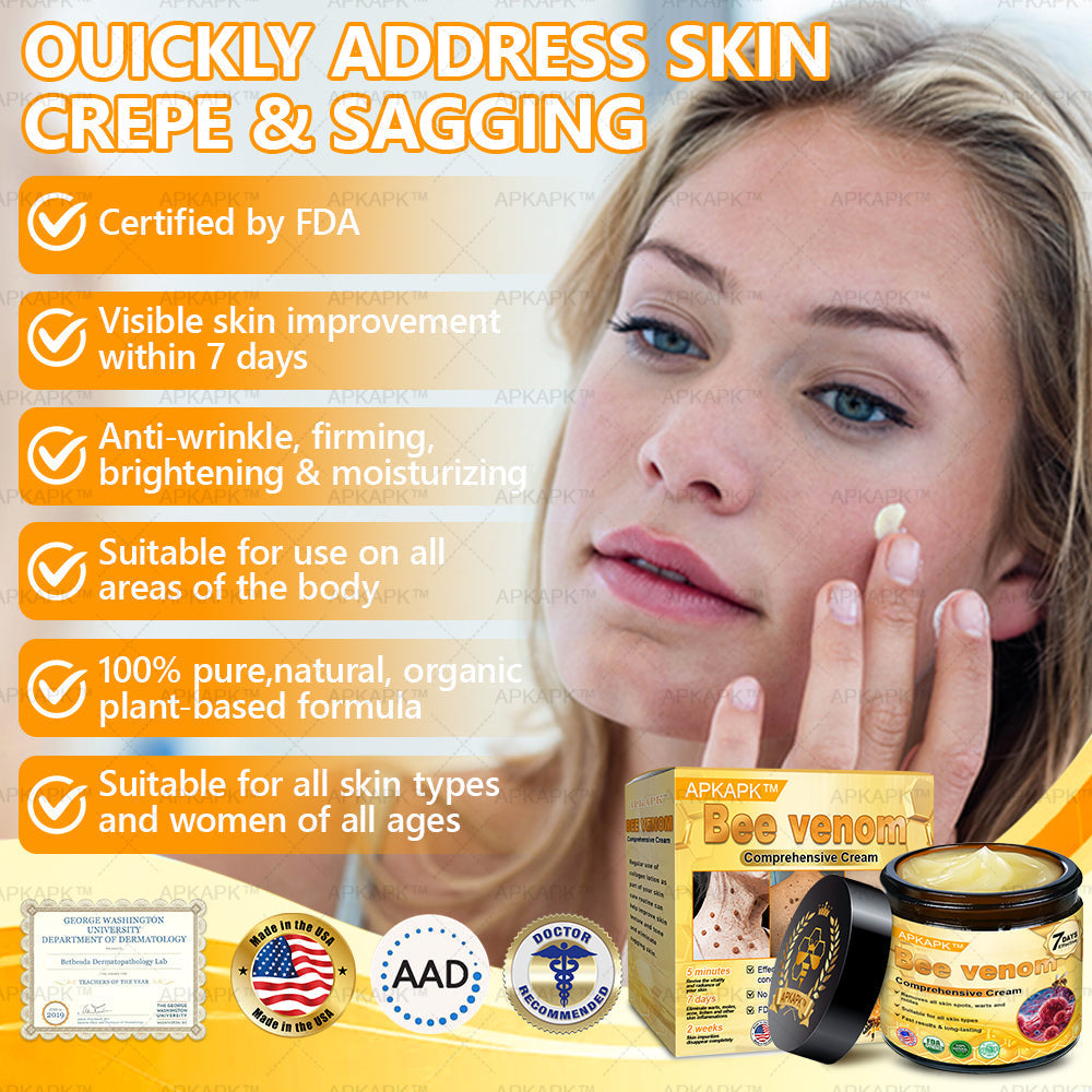 Made and Shipped from USA 💎 APKAPK® Bee venom Comprehensive Cream 🔥 LAST DAY 80% OFF 💎