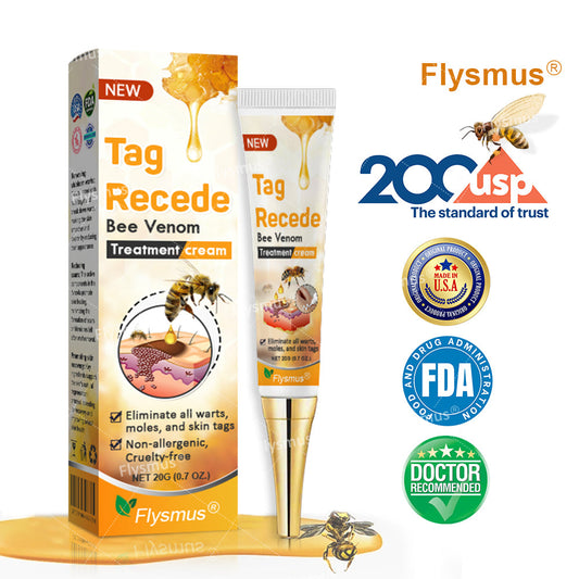 Flysmus® Tag Recede Bee Venom Treatment Cream-LAST DAY 70% OFF-Maximize Skin Renewal