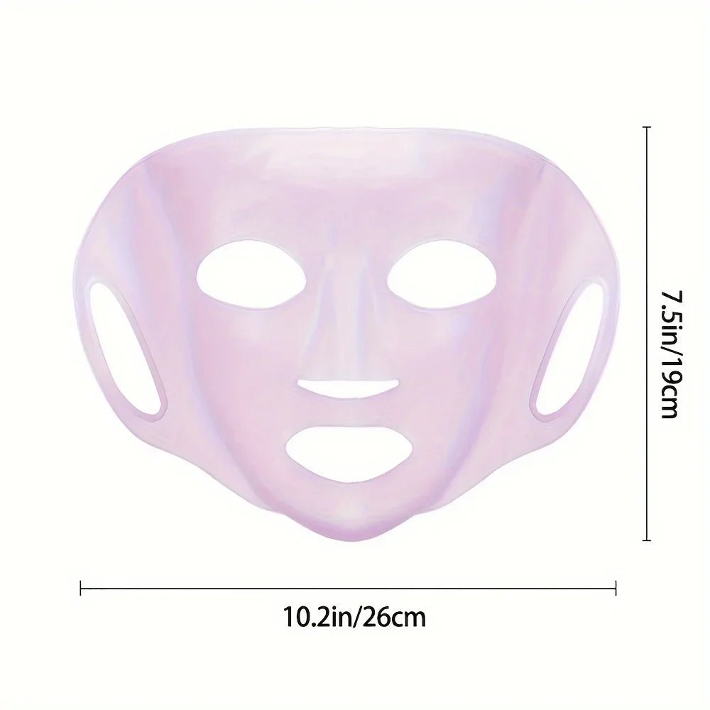 1pcs Silicone Facial Mask Moisturizing Mask Cover Anti - evaporation Beauty Facial Tool Reusable Mask Fixing Cover - cikryna