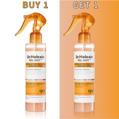 🚨Last 3 hours 50% off🔥Get Rid of Keratin Bumps Fast! Kojic Acid & Turmeric Peel Shot Spray✨ Smooth Skin, Zero Irritation | 🌿 Sensitive-Skin Safe | 👩‍⚕️ Clinically Tested