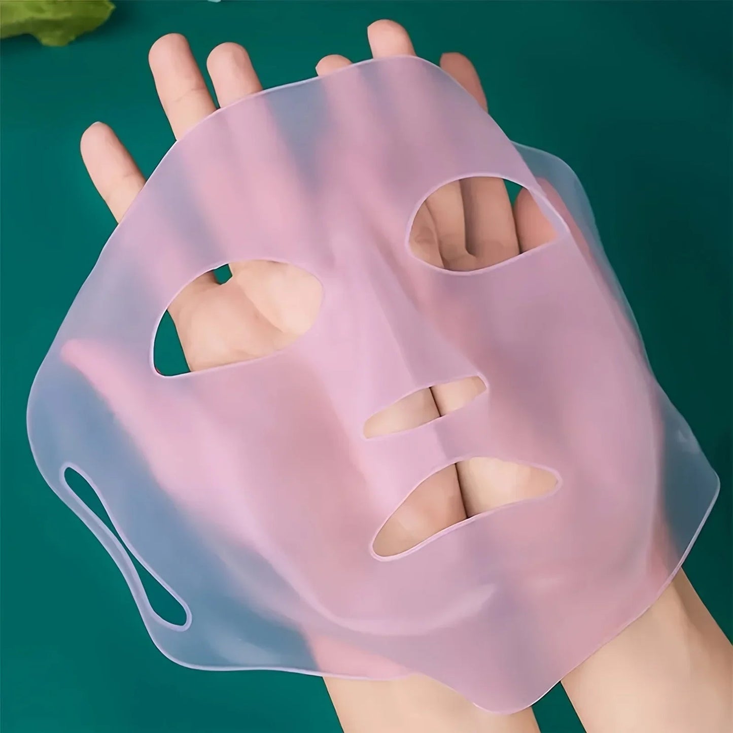 3D Silicone Face Mask Women Skin Care Moisturizing Lifting Firming Anti Wrinkle Reusable Gel Sheet Mask Facial Skin Care Tool - cikryna
