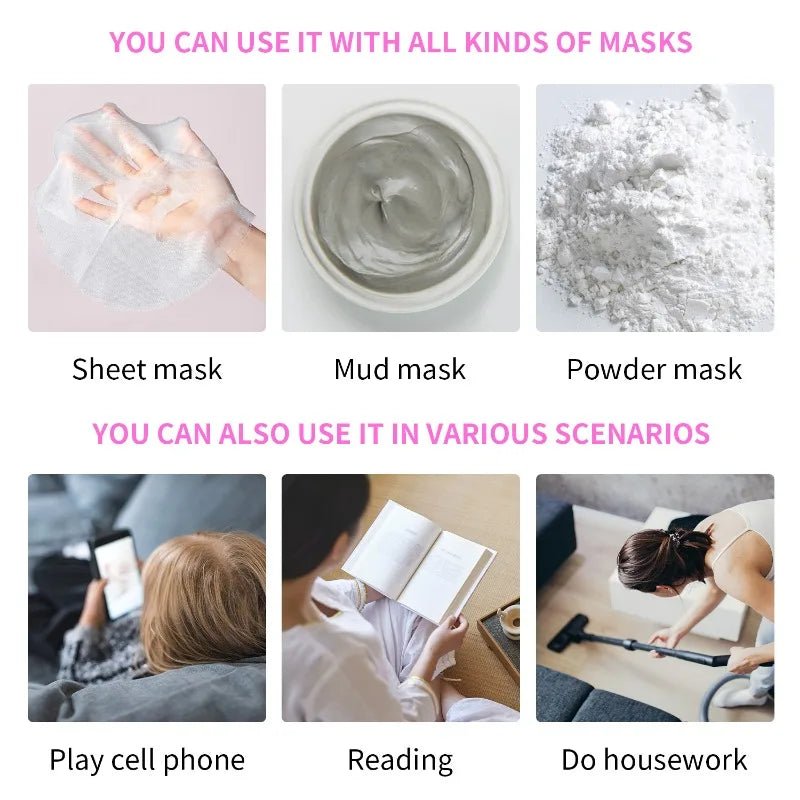 3D Silicone Face Mask Women Skin Care Moisturizing Lifting Firming Anti Wrinkle Reusable Gel Sheet Mask Facial Skin Care Tool - cikryna
