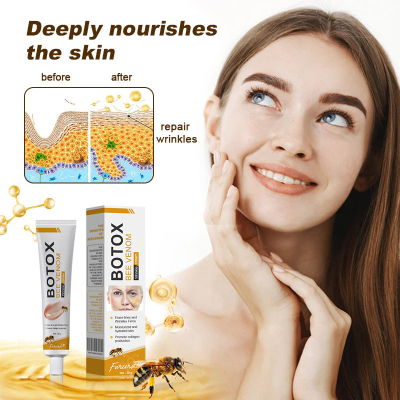 ✨🍀Made and Shipped from the USA✅ Furzero™ Botox Bee Venom Wrinkle Removal Cream-Last Day Promotion 70% OFF