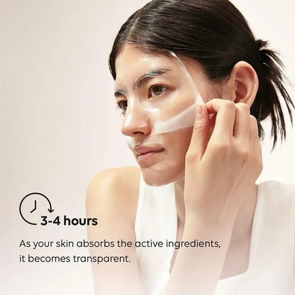 4Pcs/Box Absorbable Bio - Collagen Real Deep Mask Night Moisturizing Mask Firming Nourish Brightening Moisturizing Skin Care - cikryna