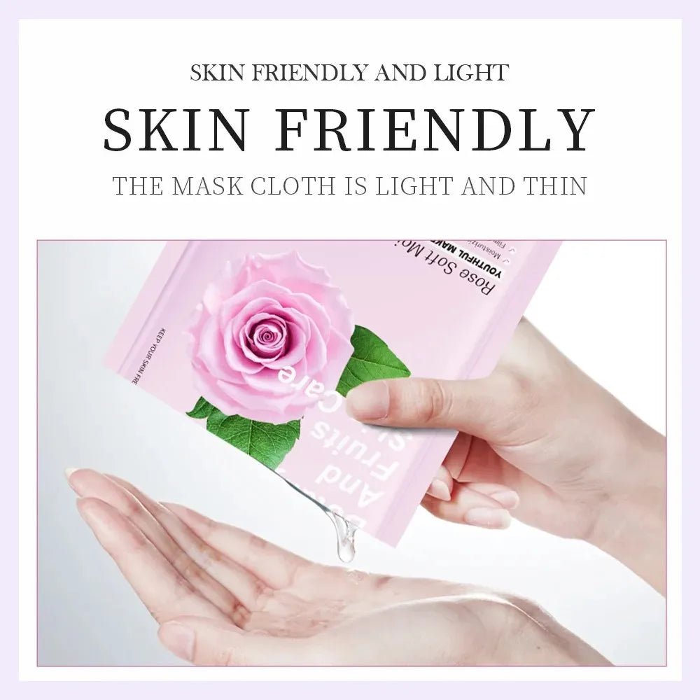 8pcs Natural Plant Face Mask Beauty Skincare Facial Masks Moisturizing Firming Hydrating Facial Mask Face Care Korean Cosmetics - cikryna