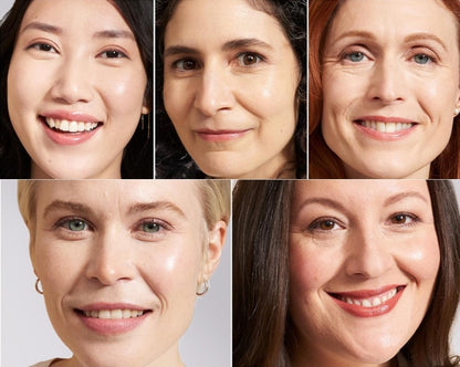 Official Store:| 60% OFF Nude Glow SPF40 w/ Luxe Brush Foundation Makeup Sunscreen Base Coverage Niacinamide