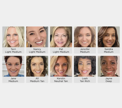 Official Store:| 60% OFF Nude Glow SPF40 w/ Luxe Brush Foundation Makeup Sunscreen Base Coverage Niacinamide