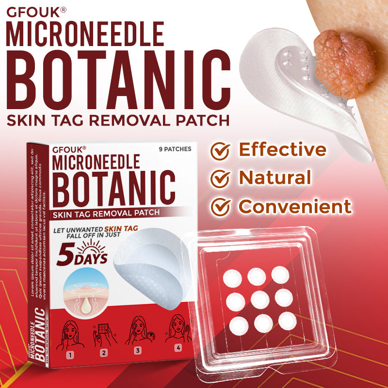 🔥🌻GFOUK® MicroNeedle Botanic Skin Tag Removal Patch 🇺🇸 Made in the USA