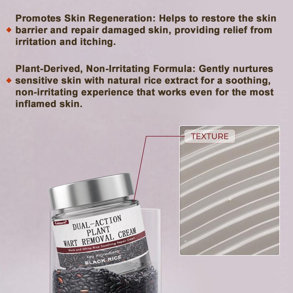 Celsiora® Black Rice Skin Repair Essence Cream ⚕️ FDA Certified (Removes warts and skin growths, improves keratin buildup and seborrheic dermatitis, follicular keratosis, age spots, and bruising) upsell - cikryna