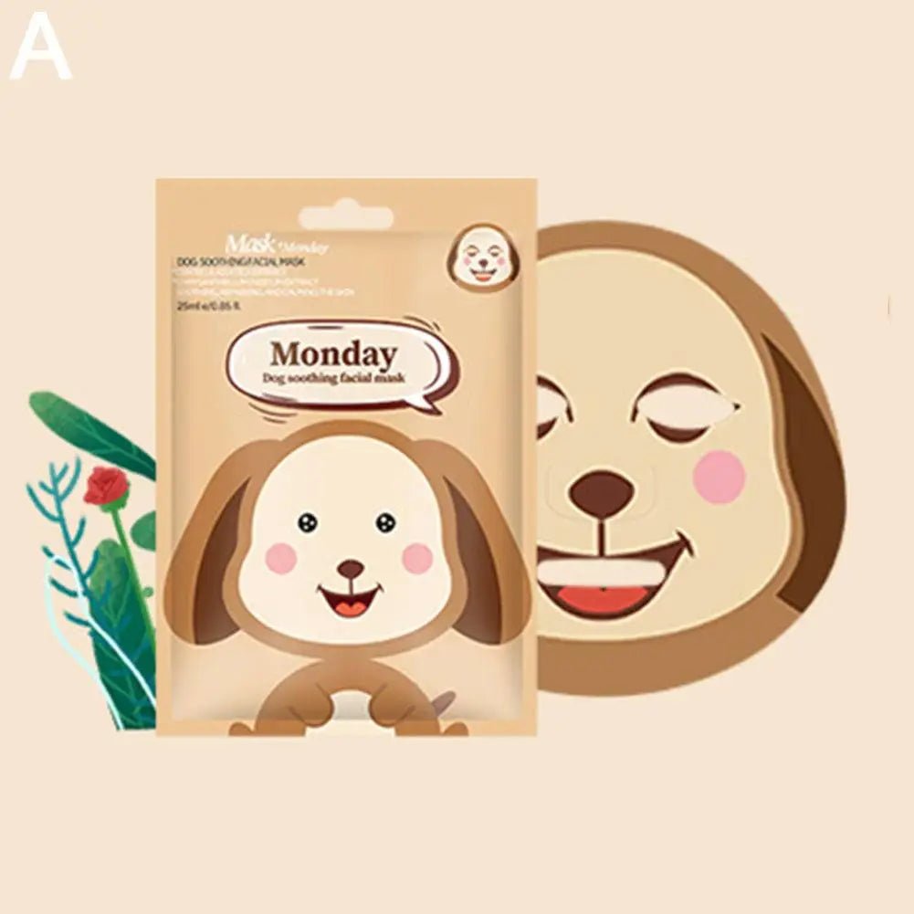 Cute Cartoon Facial Mask Moisturizing Hydrating Mask Deep Moisturizing Tender Skin Mask Dog Panda Pig Animal Mask Skin Care - cikryna