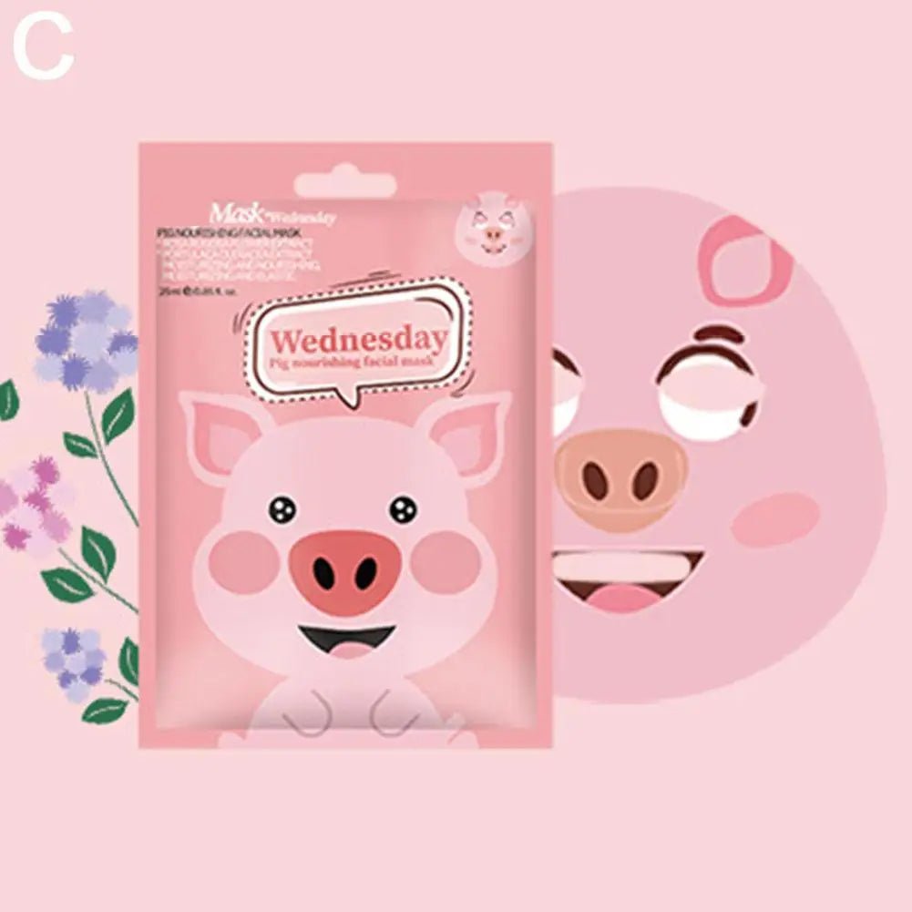 Cute Cartoon Facial Mask Moisturizing Hydrating Mask Deep Moisturizing Tender Skin Mask Dog Panda Pig Animal Mask Skin Care - cikryna