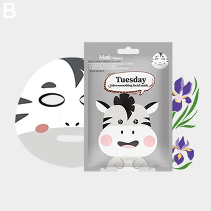 Cute Cartoon Facial Mask Moisturizing Hydrating Mask Deep Moisturizing Tender Skin Mask Dog Panda Pig Animal Mask Skin Care - cikryna