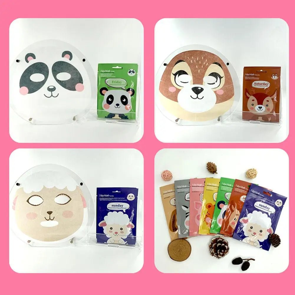 Cute Cartoon Facial Mask Moisturizing Hydrating Mask Deep Moisturizing Tender Skin Mask Dog Panda Pig Animal Mask Skin Care - cikryna