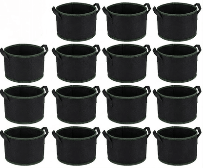 🌱Elyviana 5-Pack 5 Gallon Grow Bags – Heavy Duty Aeration Fabric Pots🪴 upsell - cikryna