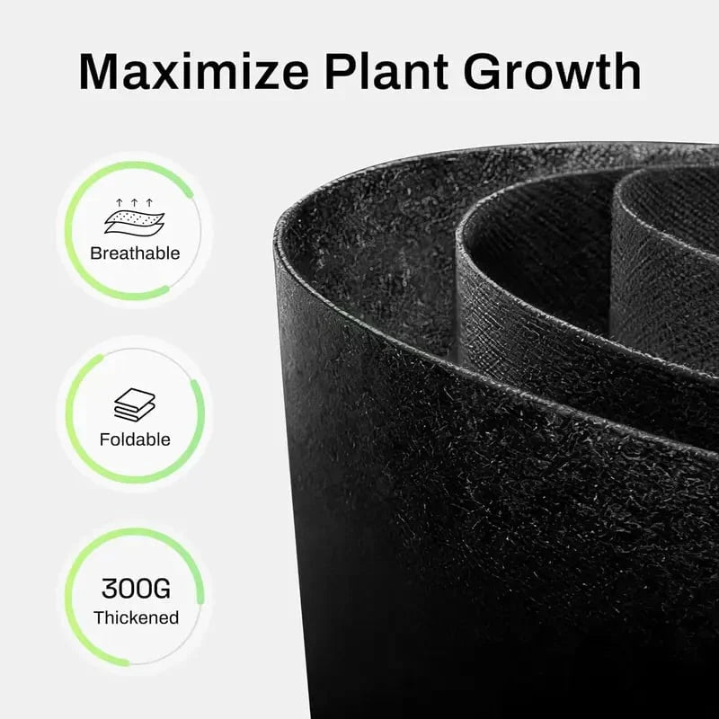🌱Elyviana 5-Pack 5 Gallon Grow Bags – Heavy Duty Aeration Fabric Pots🪴 upsell - cikryna