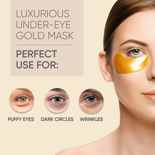 Eye Bag Removal Wrinkle Lifting And Tightening 24K Gold Eye Mask Patch - cikryna