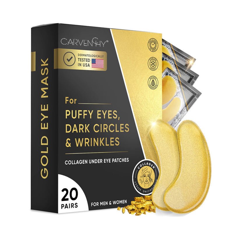 Eye Bag Removal Wrinkle Lifting And Tightening 24K Gold Eye Mask Patch - cikryna