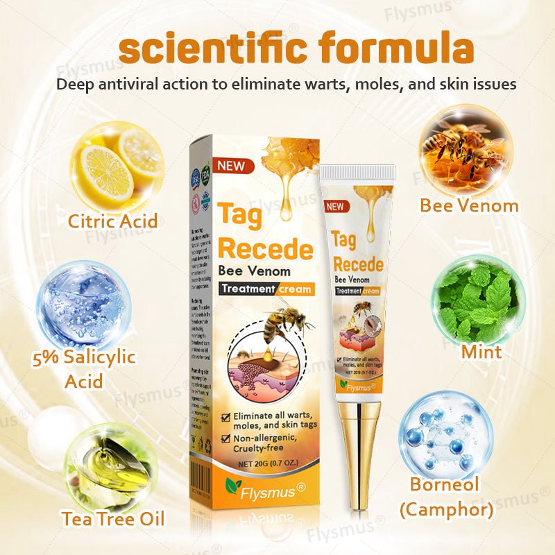 Flysmus® Tag Recede Bee Venom Treatment Cream - LAST DAY 70% OFF - Maximize Skin Renewal - cikryna