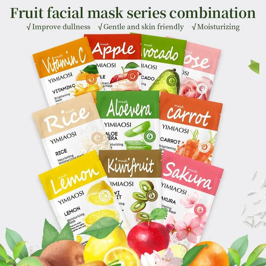Fruit - flavored Mask, Hydrating, Moisturizing and Nourishing Skin Care Protein,gently Brightening The Complexion,plant - based Mask - cikryna