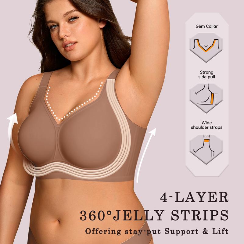 Full coverage wireless bra - cikryna