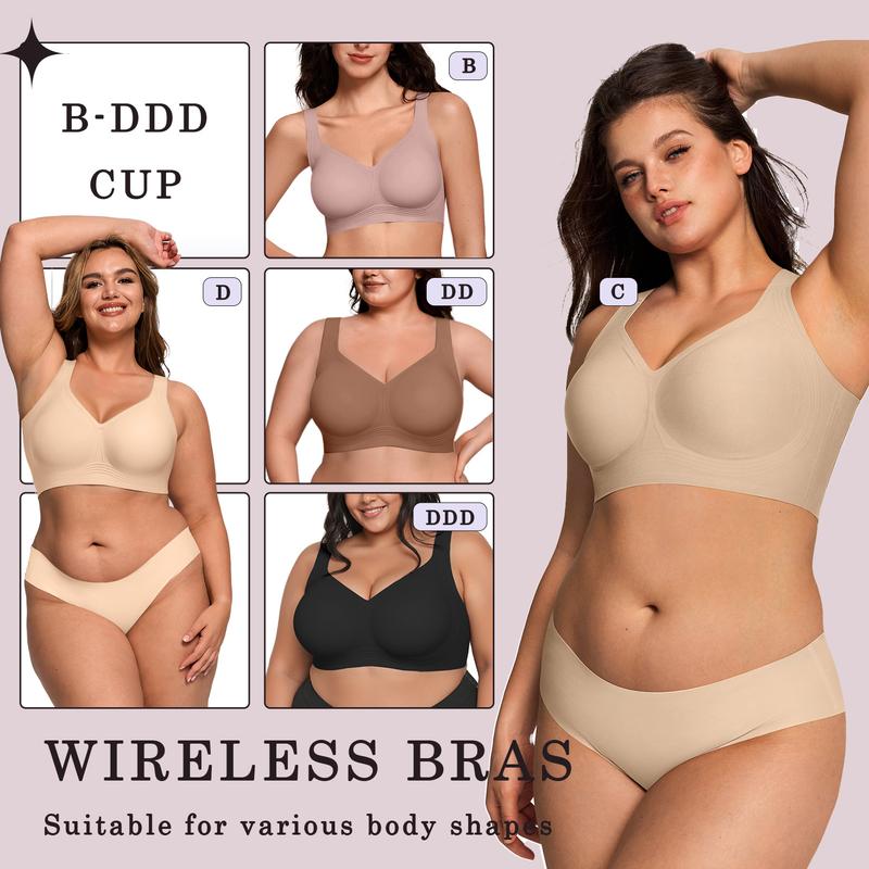 Full coverage wireless bra - cikryna