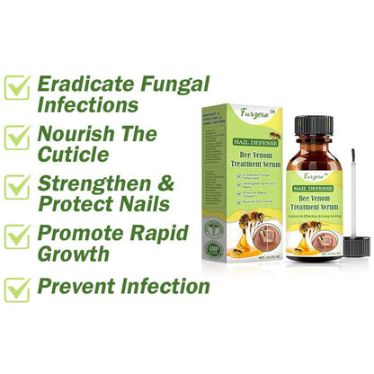 Furzero™ Nail Defense Bee Venom Treatment Serum (For All Kinds Of Nail Diseases - For Healthier Nail Growth) - cikryna