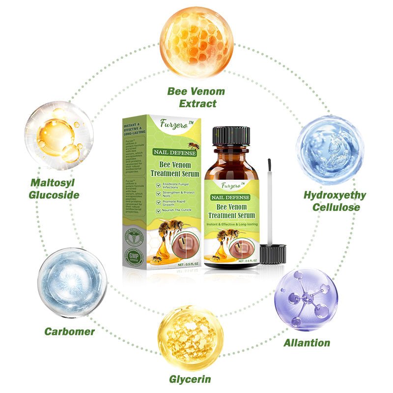 Furzero™ Nail Defense Bee Venom Treatment Serum (For All Kinds Of Nail Diseases - For Healthier Nail Growth) - cikryna