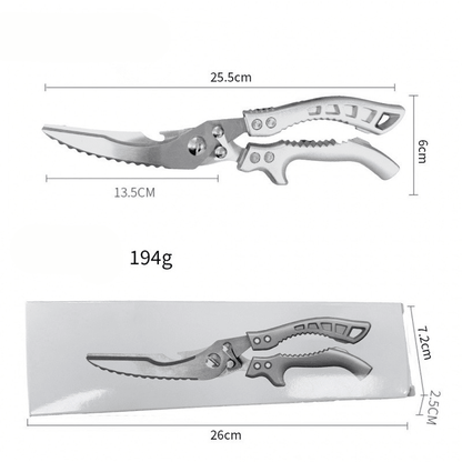 ✂️🍗 Heavy-Duty Multi-functional Kitchen Shears – Cuts Like a Beast! 🔪💪 upsell - cikryna