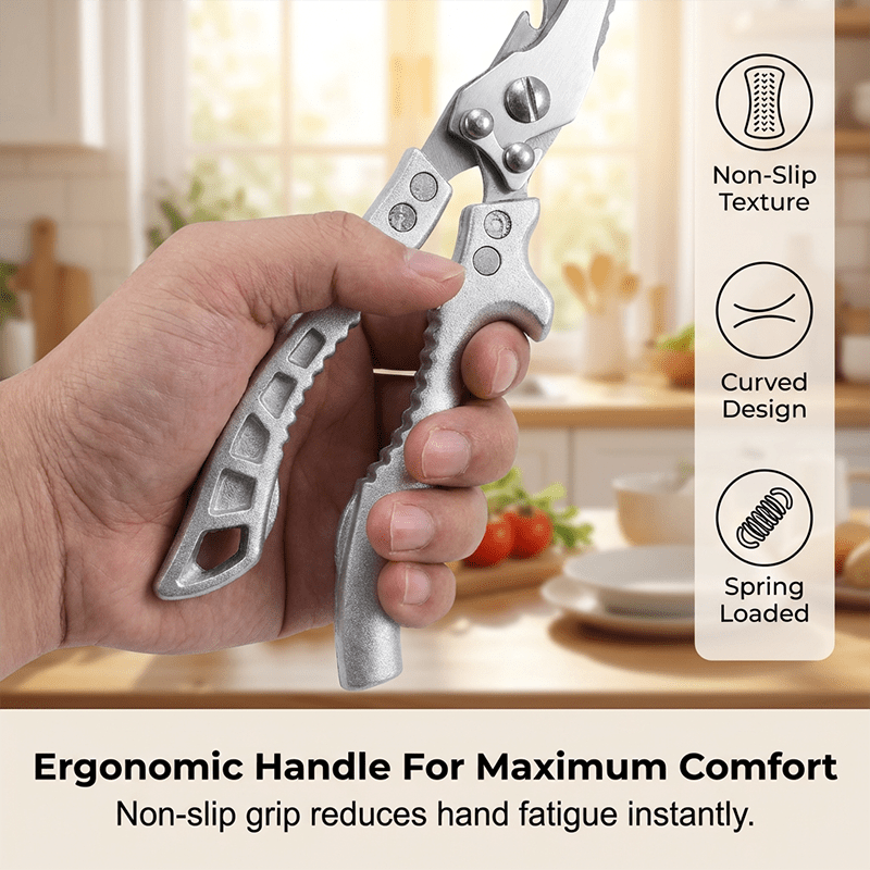 ✂️🍗 Heavy-Duty Multi-functional Kitchen Shears – Cuts Like a Beast! 🔪💪 upsell - cikryna