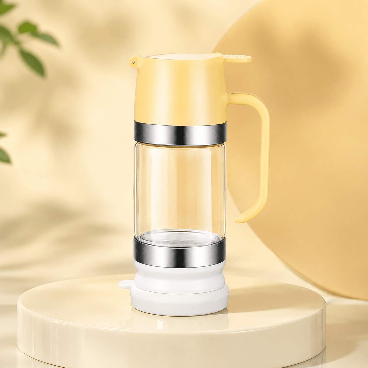 🎈🌷High-borosilicate glass honey jar, press-type dispenser🌷 - cikryna