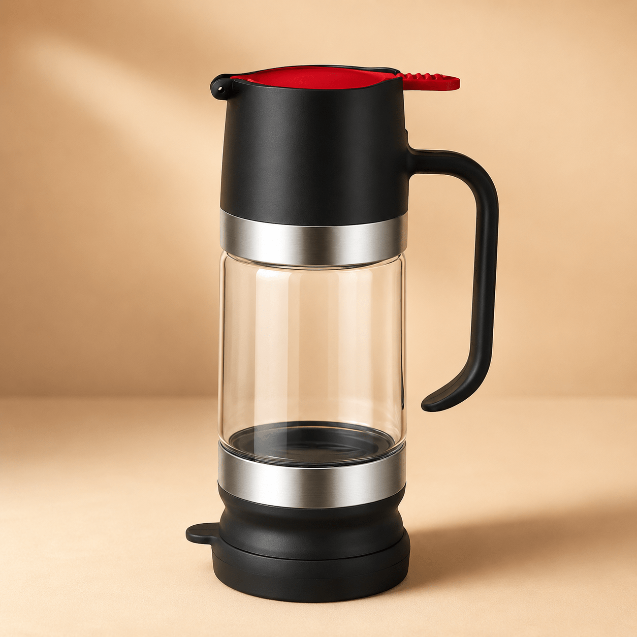 🎈🌷High-borosilicate glass honey jar, press-type dispenser🌷 - cikryna