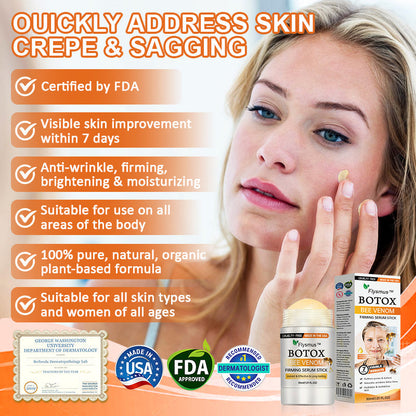 💫👨‍⚕️🐬Made and Shipped from the USA✨Flysmus™ Botox Bee Venom Firming Serum Stick🔥LAST DAY 70% OFF