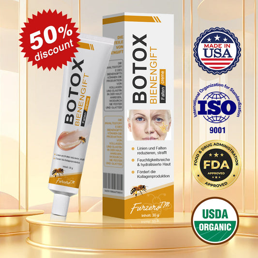 ✨🍀Made and Shipped from the USA✅ Furzero™ Botox Bee Venom Wrinkle Removal Cream-Last Day Promotion 70% OFF
