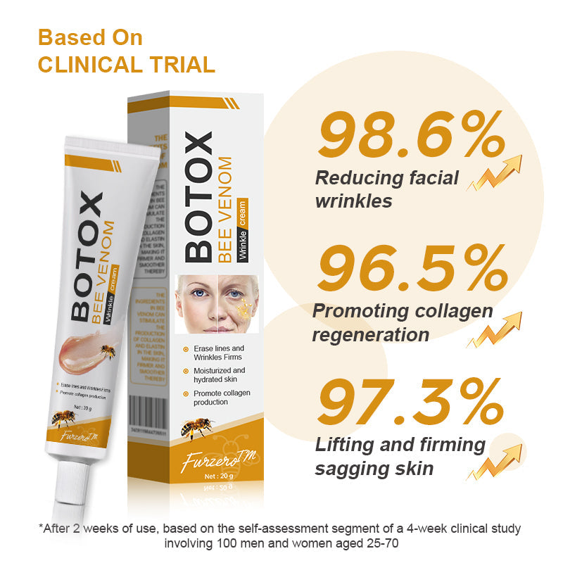 ✨🍀Made and Shipped from the USA✅ Furzero™ Botox Bee Venom Wrinkle Removal Cream-Last Day Promotion 70% OFF