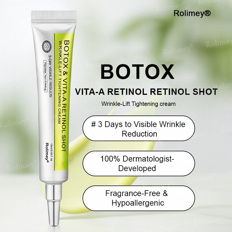 🍋Made and shipped from the USA 💫Rolimey® Botox & Vita - A Retinol Shot Wrinkle - Lift Tightening cream - Last Day Promotion 70% OFF - cikryna