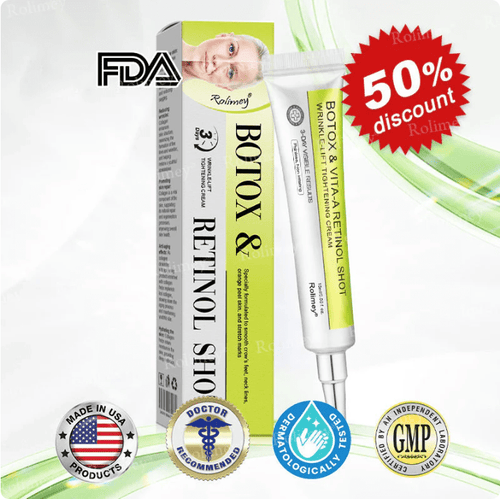 🍋Made and shipped from the USA 💫Rolimey® Botox & Vita - A Retinol Shot Wrinkle - Lift Tightening cream - Last Day Promotion 70% OFF - cikryna