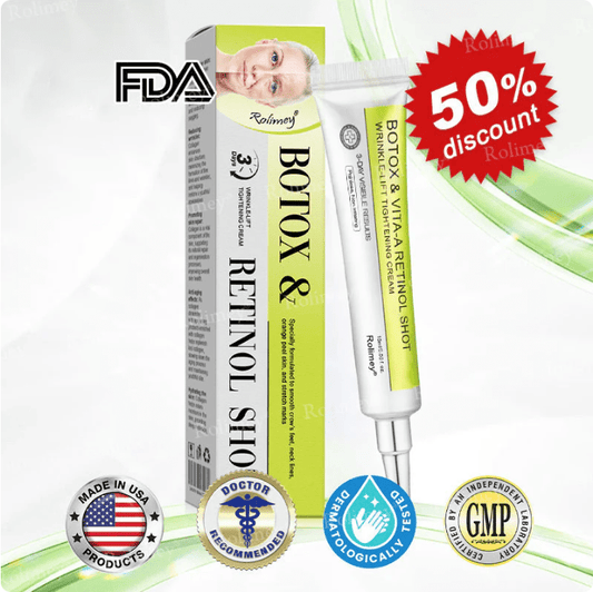 🍋Made and shipped from the USA 💫Rolimey® Botox & Vita - A Retinol Shot Wrinkle - Lift Tightening cream - Last Day Promotion 70% OFF - cikryna