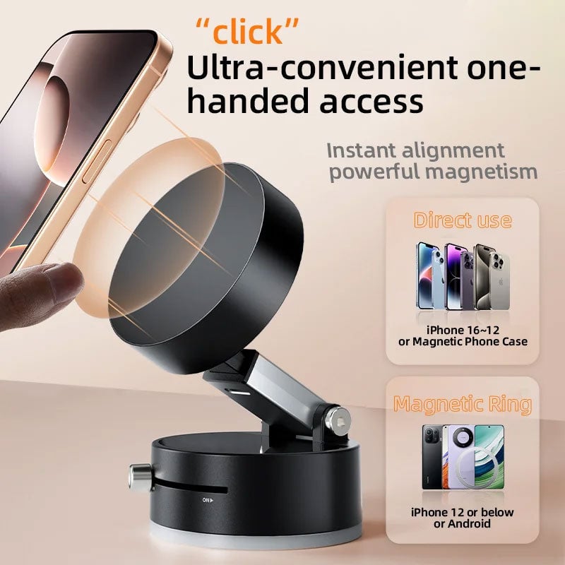 🎄New Year's Special 2025⛄🔔Vacuum Suction Magnetic Phone Stand - cikryna