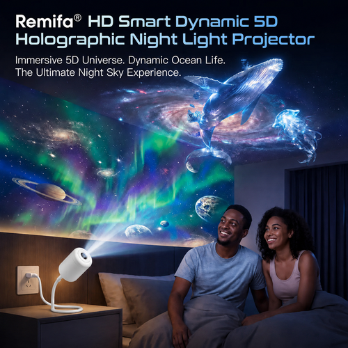 Remifa® Night Light Projector - Smart Holographic Star Projector upsell - cikryna