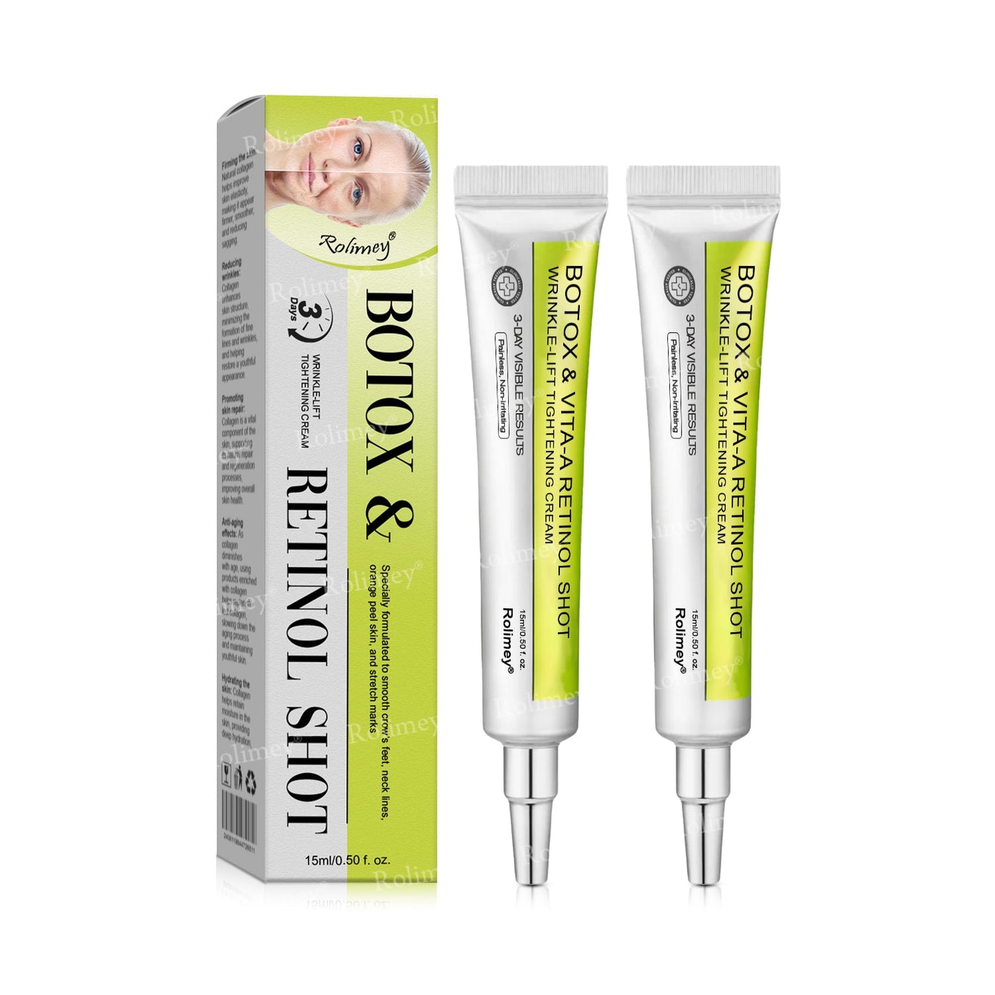 Made and shipped from the USA 💫Rolimey® Botox & Vita-A Retinol Shot Wrinkle-Lift Tightening cream - Last Day Promotion 70% OFF