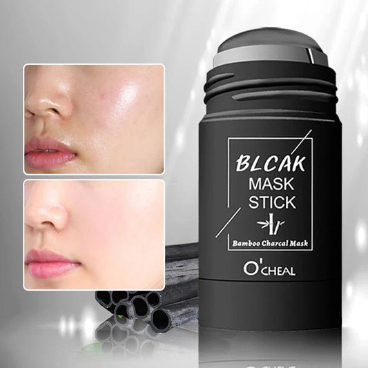 Solid facial mask Stick Green Tea Honey Peach Cleaning Pore Moisturizing Long Charcoal Eggplant Mud Film - cikryna